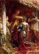 Frank Bernard Dicksee Victory, A Knight Being Crowned With A Laurel-Wreath Sweden oil painting artist